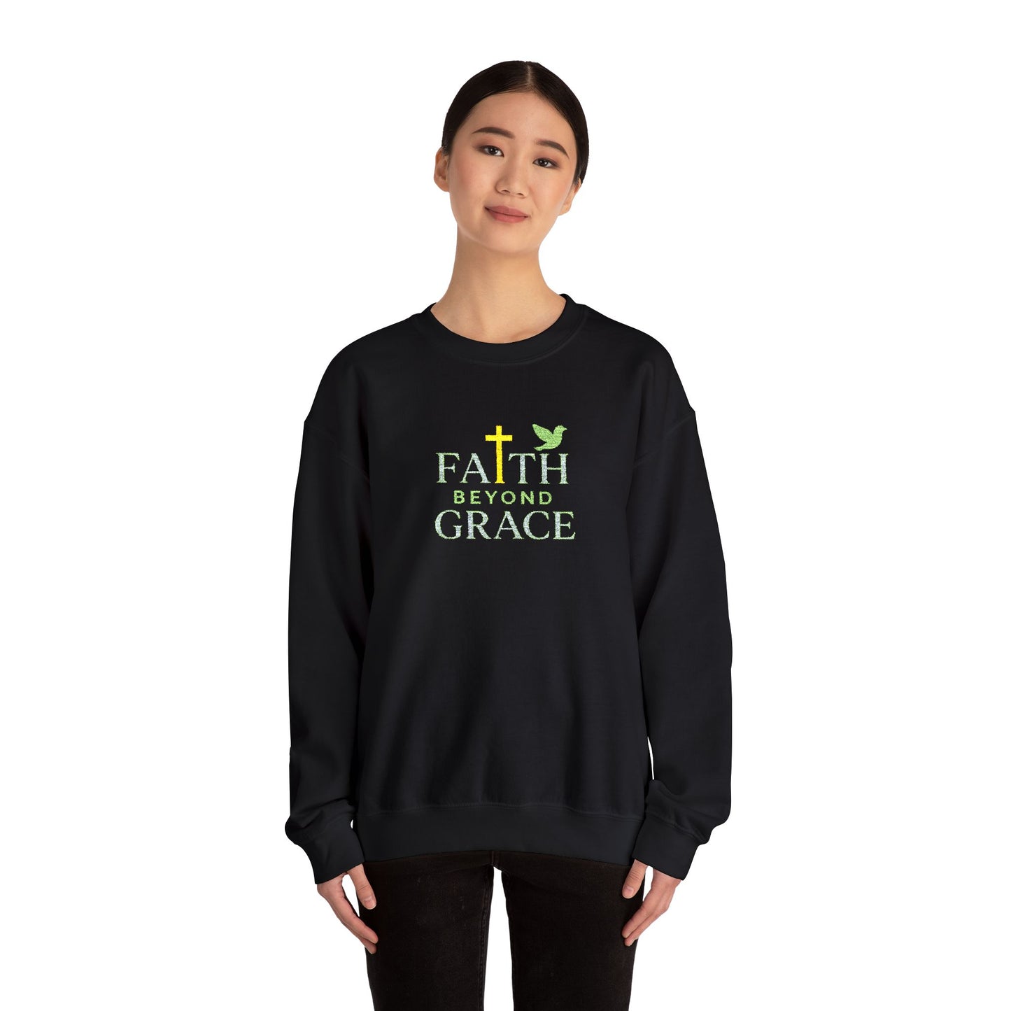 Inspirational Faith Crewneck Sweatshirt - Cozy Gift, Spiritual Apparel, Everyday Wear, Christian Clothing, Religious Gift