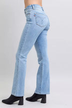 Judy Blue Mid Rise Thermal Bootcut Jeans - Faith Beyond Grace