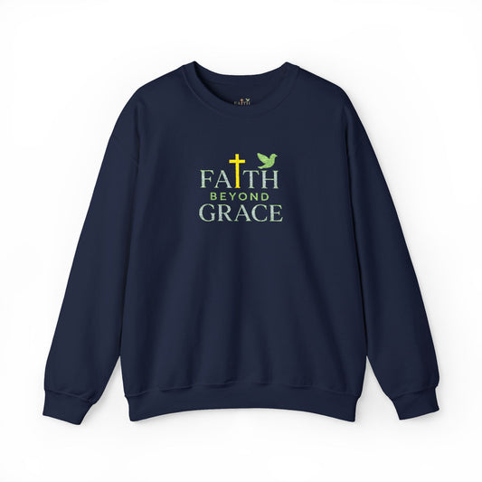 Inspirational Faith Crewneck Sweatshirt - Cozy Gift, Spiritual Apparel, Everyday Wear, Christian Clothing, Religious Gift
