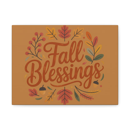 Fall Blessings Canvas Wall Art