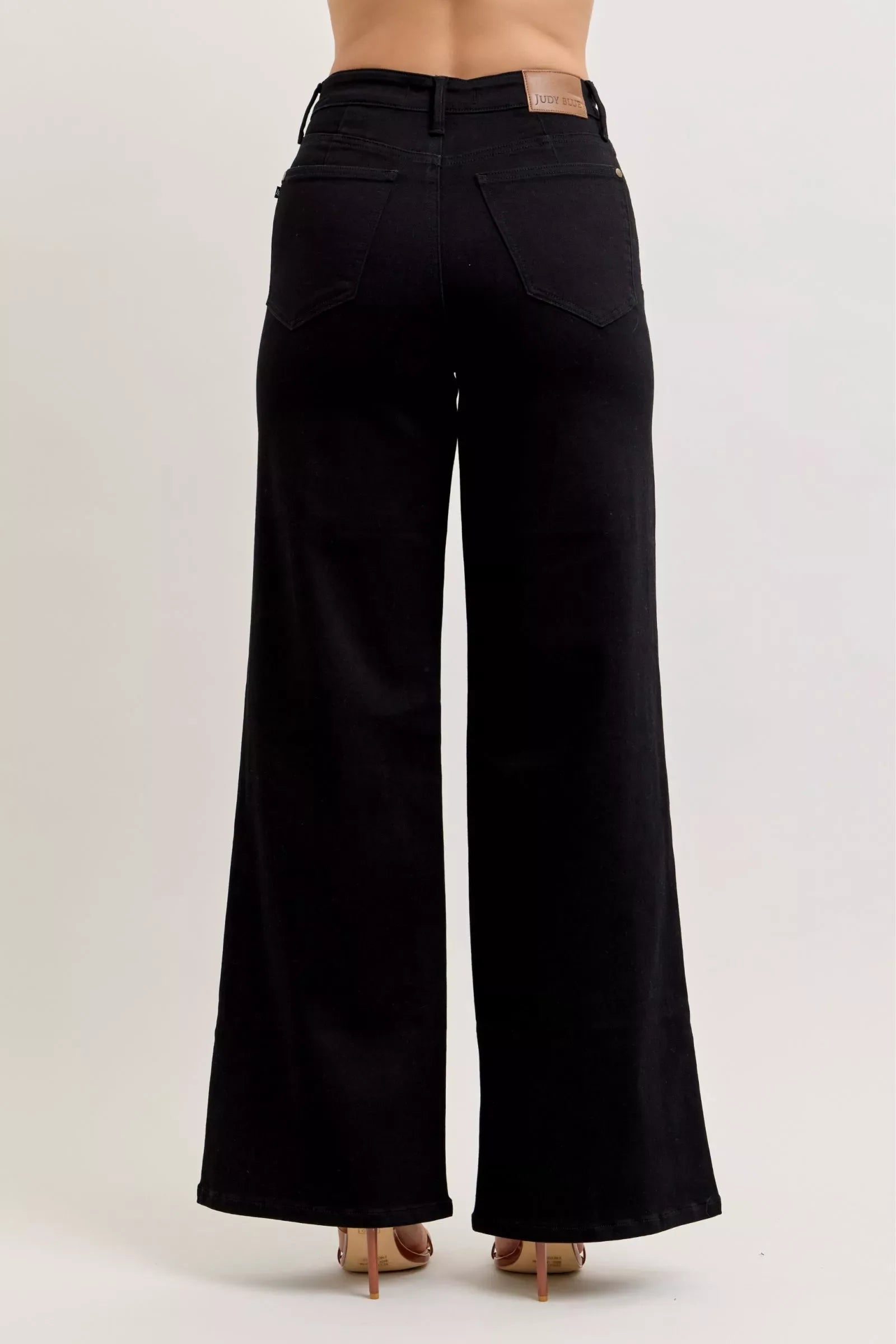 Judy Blue High-Waisted Wide Leg Jeans - Faith Beyond Grace