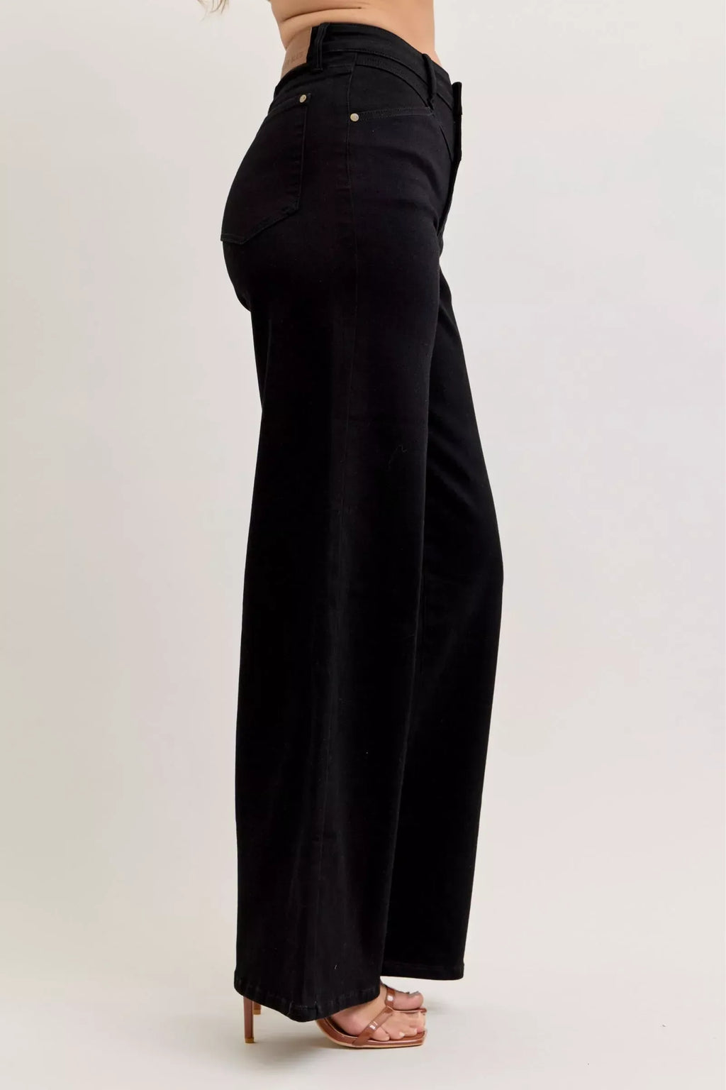 Judy Blue High-Waisted Wide Leg Jeans - Faith Beyond Grace