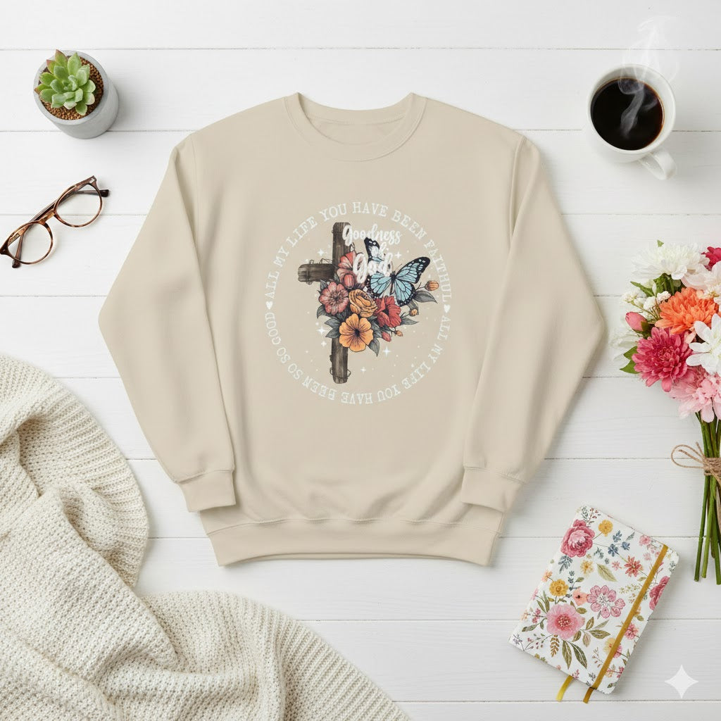 Goodness Vibes Crewneck Sweatshirt