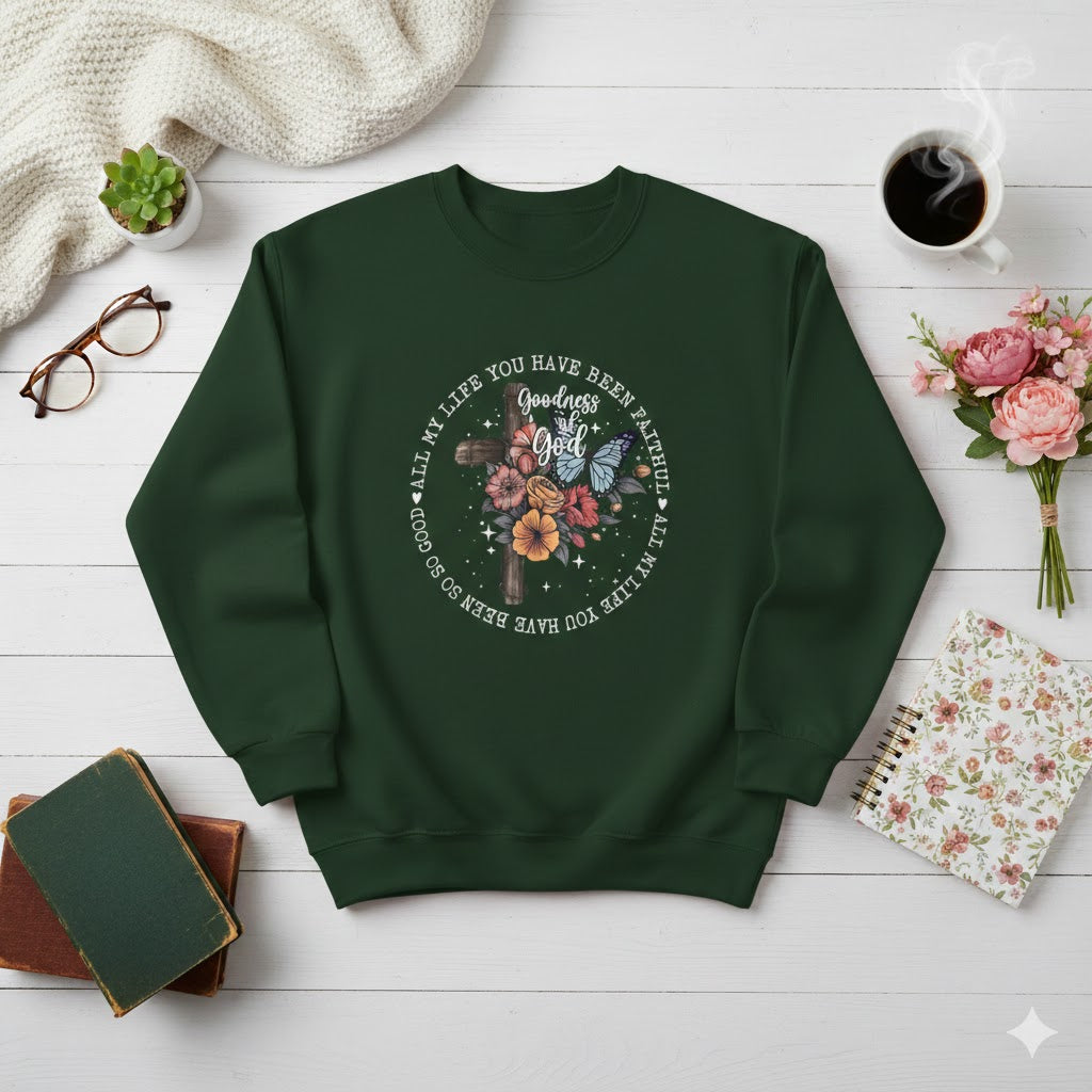 Goodness Vibes Crewneck Sweatshirt