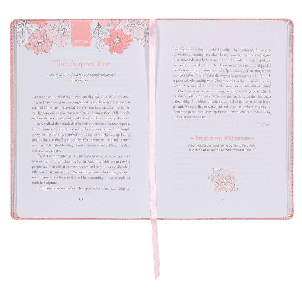 Devotional 100 Acts of Kindness Faux Leather