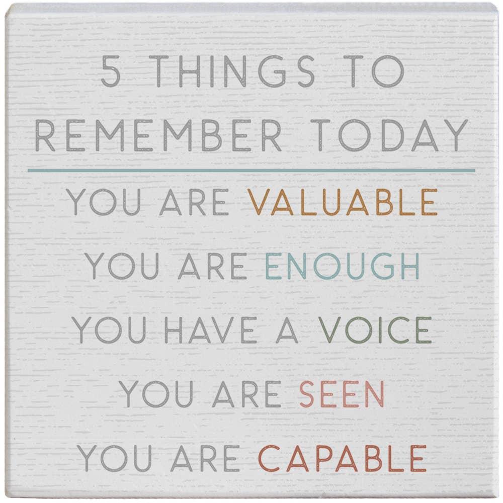 Things To Remember - Gift-A-Block - Faith Beyond Grace