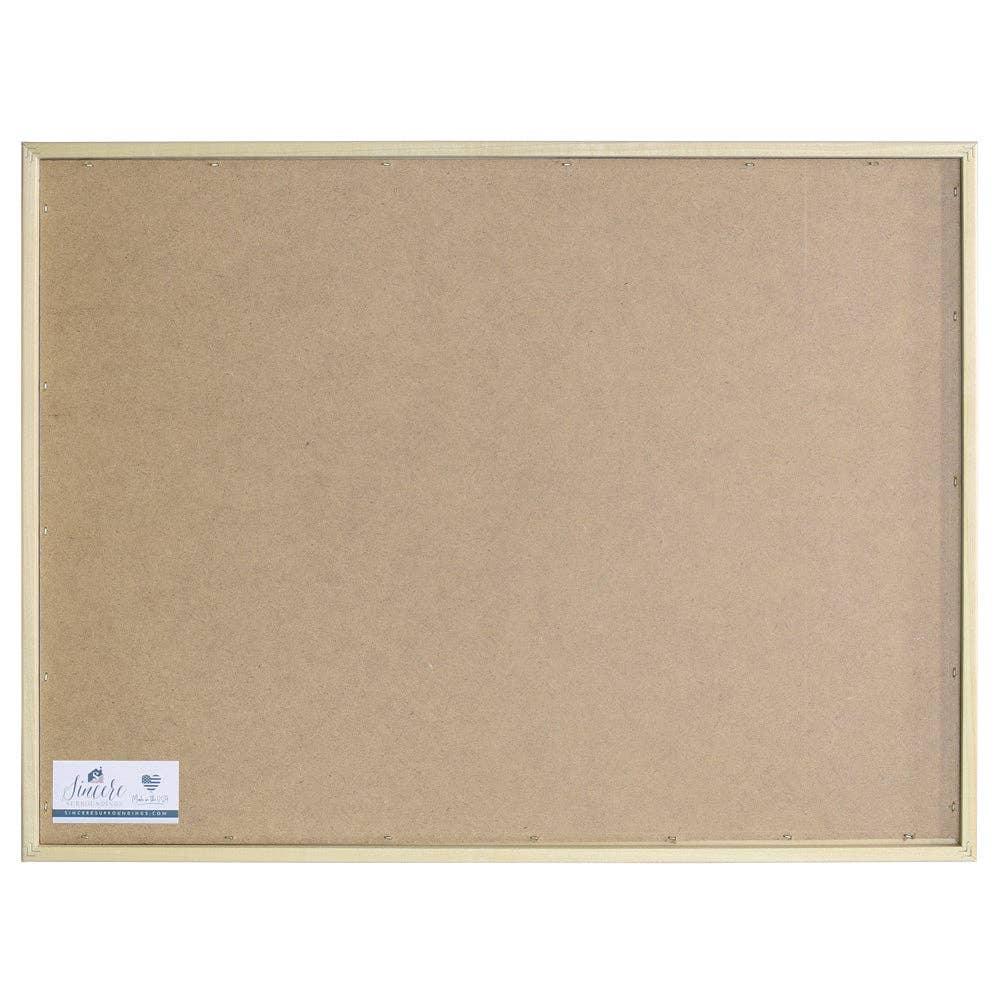 Floral Highland Cow - Thin Frame Rectangle - Faith Beyond Grace