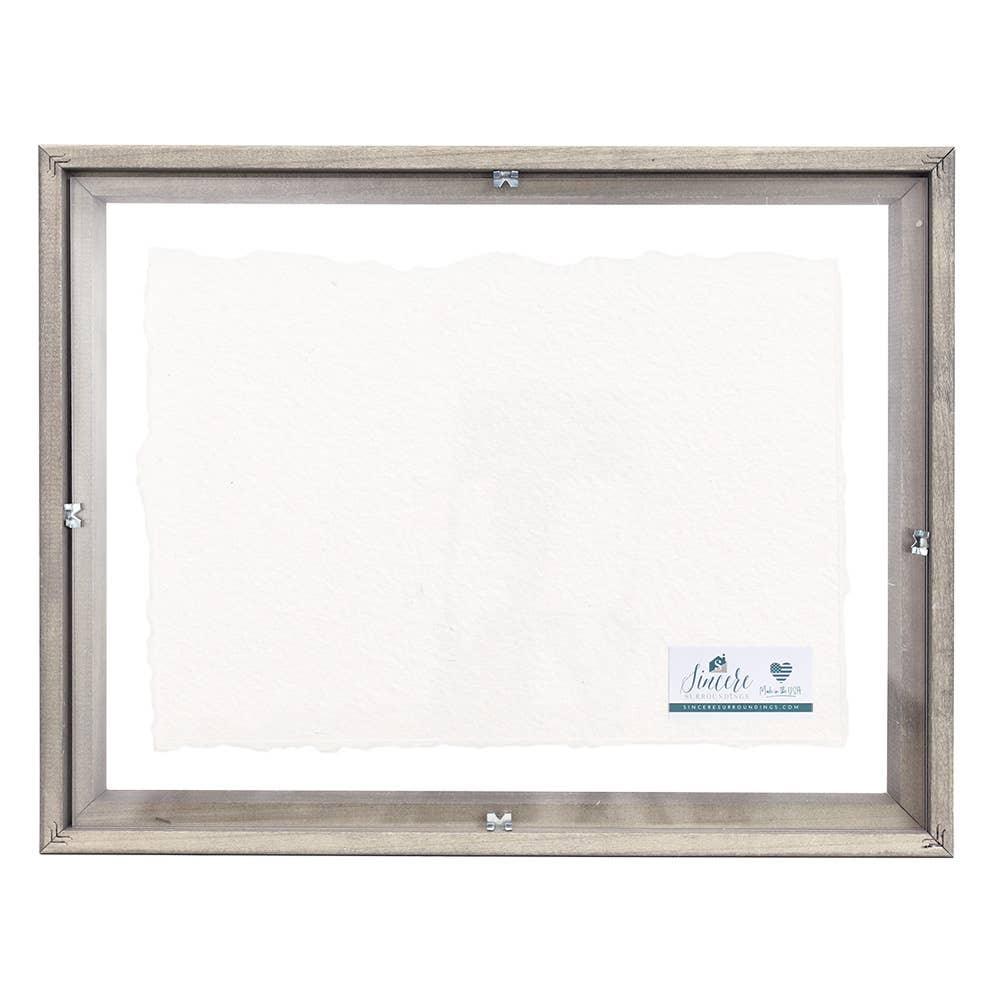 God Bless America Flag - Floating Art Rectangle - Faith Beyond Grace