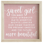 Sweet Girl Pink Rustic Frames - Charming Rustic Pink Frames for Your Decor - Faith Beyond Grace