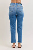Judy Blue High-Waisted Straight-Leg Jeans - Faith Beyond Grace