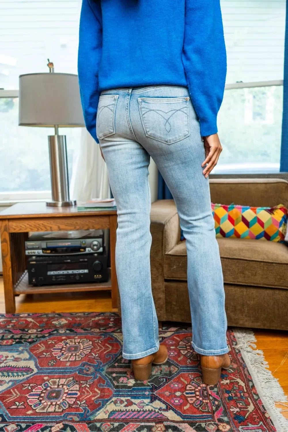 Judy Blue Mid Rise Thermal Bootcut Jeans - Faith Beyond Grace