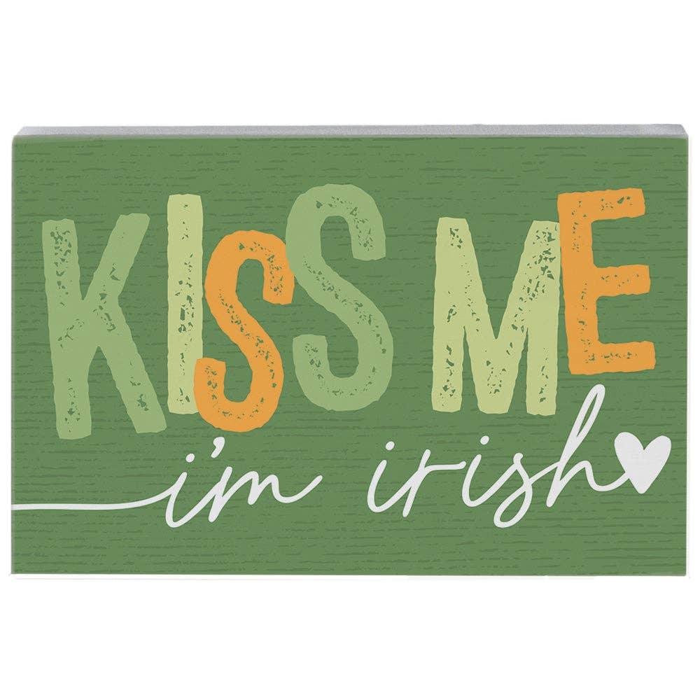 Kiss Me Irish - Small Talk Rectangle - Faith Beyond Grace