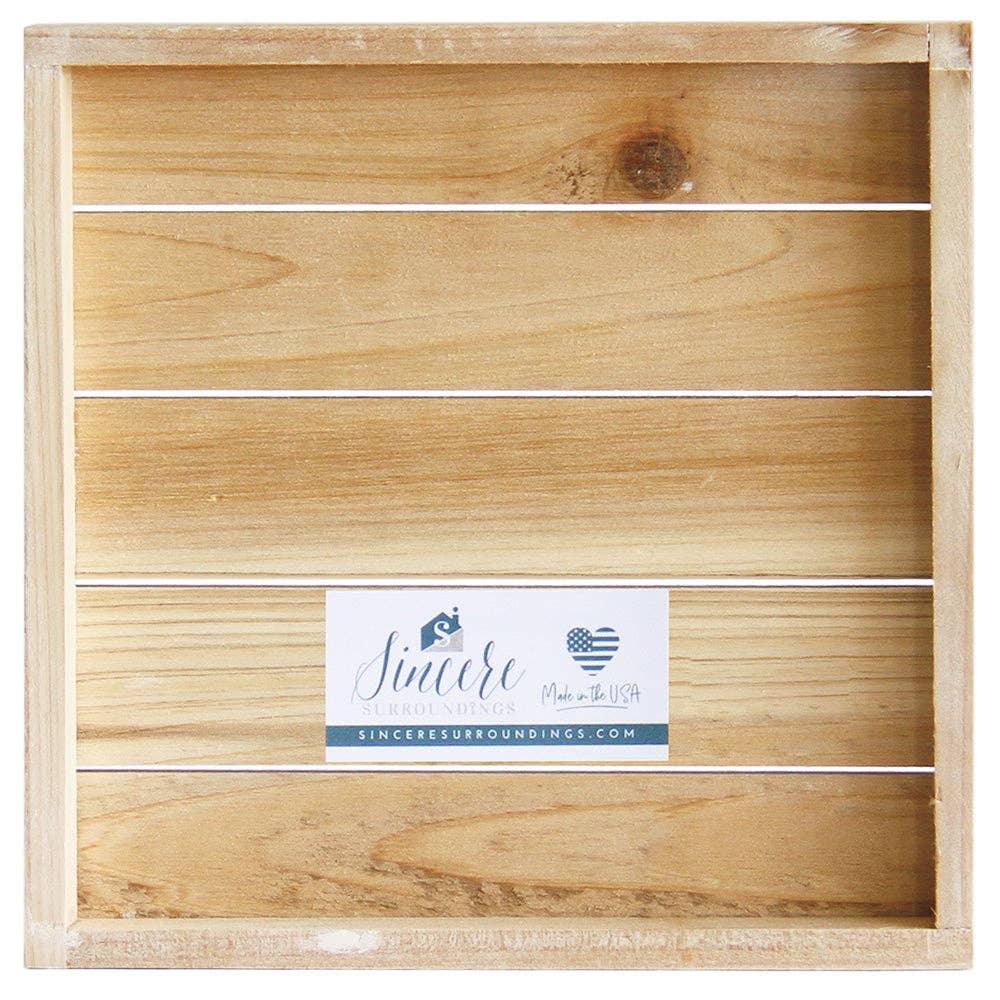 Floral Highland Cow Decor - 8" Perfect Pallet Petites - Faith Beyond Grace