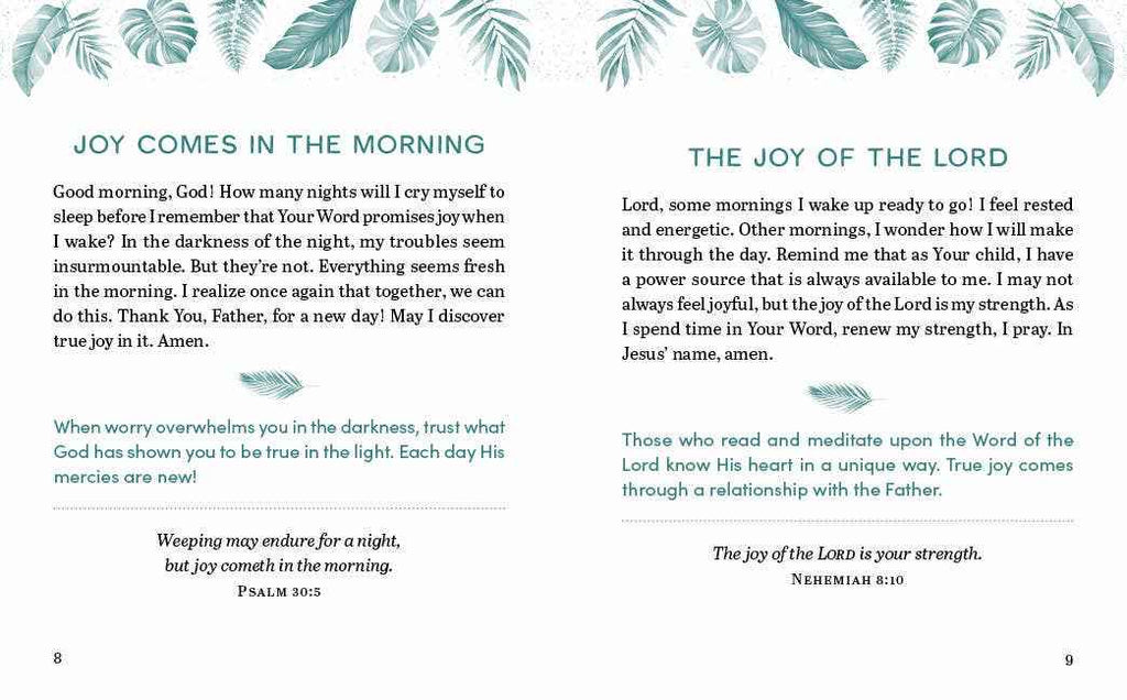 Mornings with God Large Print