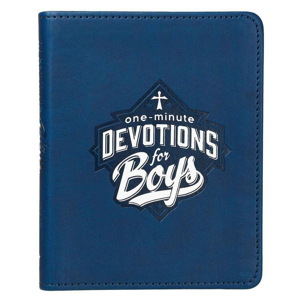 One-Minute Devotions for Boys Faux Leather