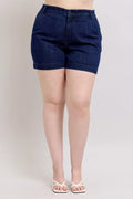Judy Blue Plus Size High Waist Denim Shorts - Faith Beyond Grace