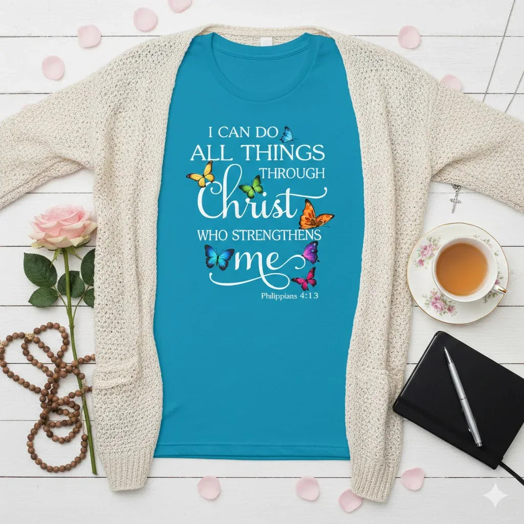 Butterfly - I can do All things Through Christ - Faith Beyond Grace