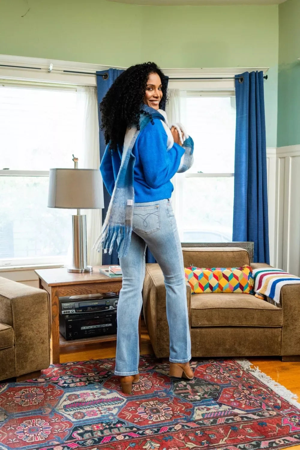 Judy Blue Mid Rise Thermal Bootcut Jeans - Faith Beyond Grace