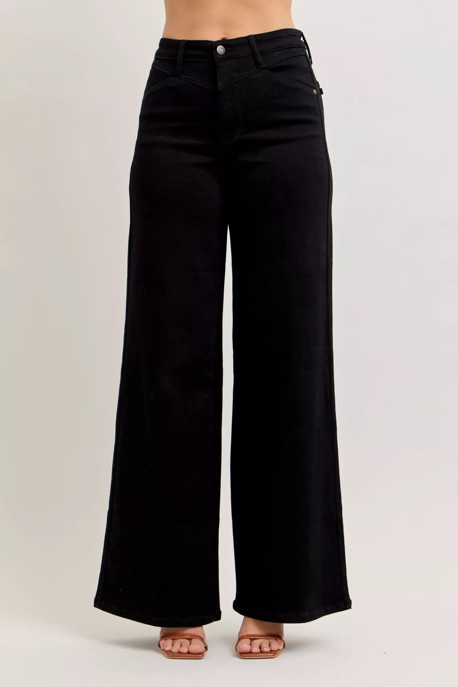 Judy Blue High-Waisted Wide Leg Jeans - Faith Beyond Grace