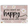Make Me Happy Flowers - Small Talk Rectangle - Faith Beyond Grace