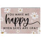 Make Me Happy Flowers - Small Talk Rectangle - Faith Beyond Grace