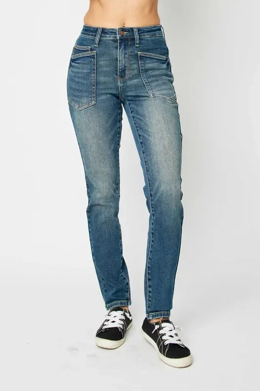 Judy Blue Full Size High Waist Skinny Jeans - Faith Beyond Grace