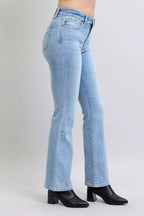 Judy Blue Mid Rise Thermal Bootcut Jeans - Faith Beyond Grace