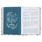 Pocket Bible Devotional for Women Faux Leather
