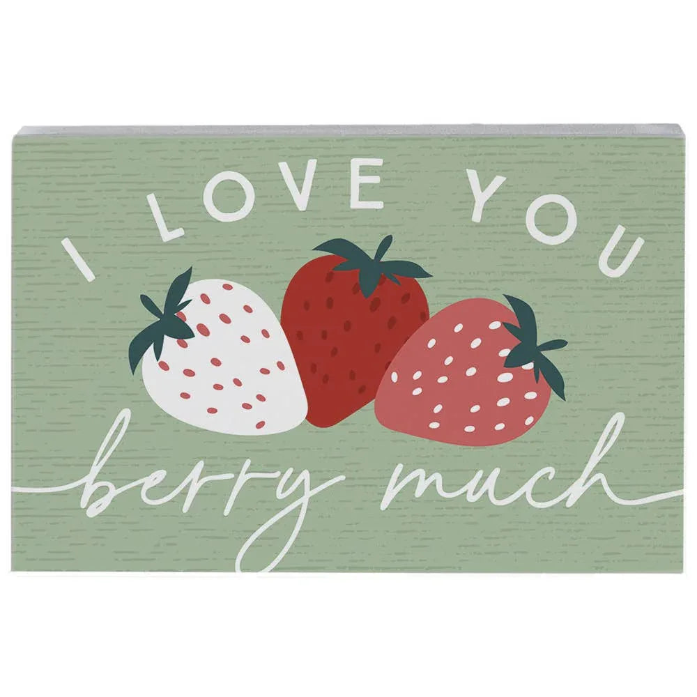 Strawberry Much - Small Talk Rectangle - Faith Beyond Grace