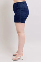 Judy Blue Plus Size High Waist Denim Shorts - Faith Beyond Grace