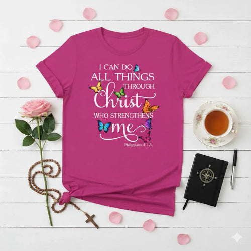 Butterfly - I can do All things Through Christ - Faith Beyond Grace