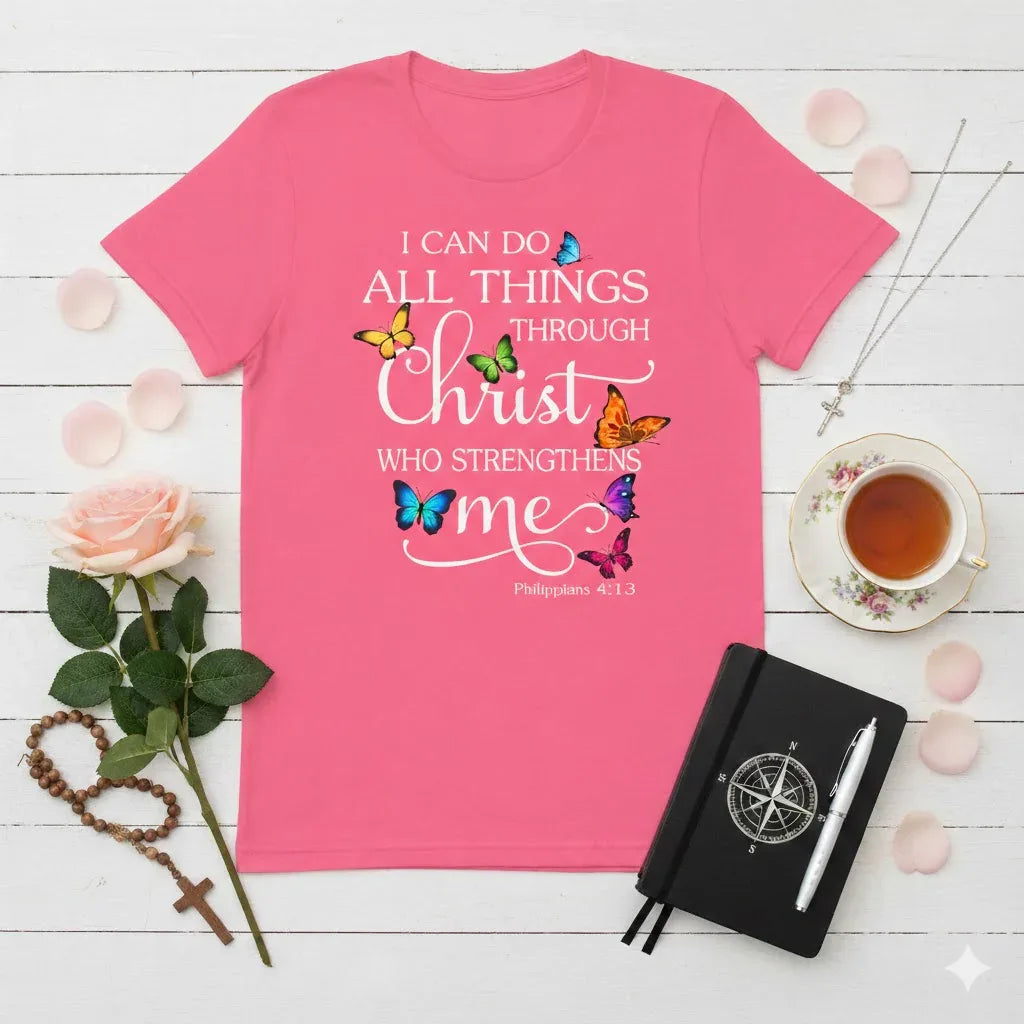 Butterfly - I can do All things Through Christ - Faith Beyond Grace