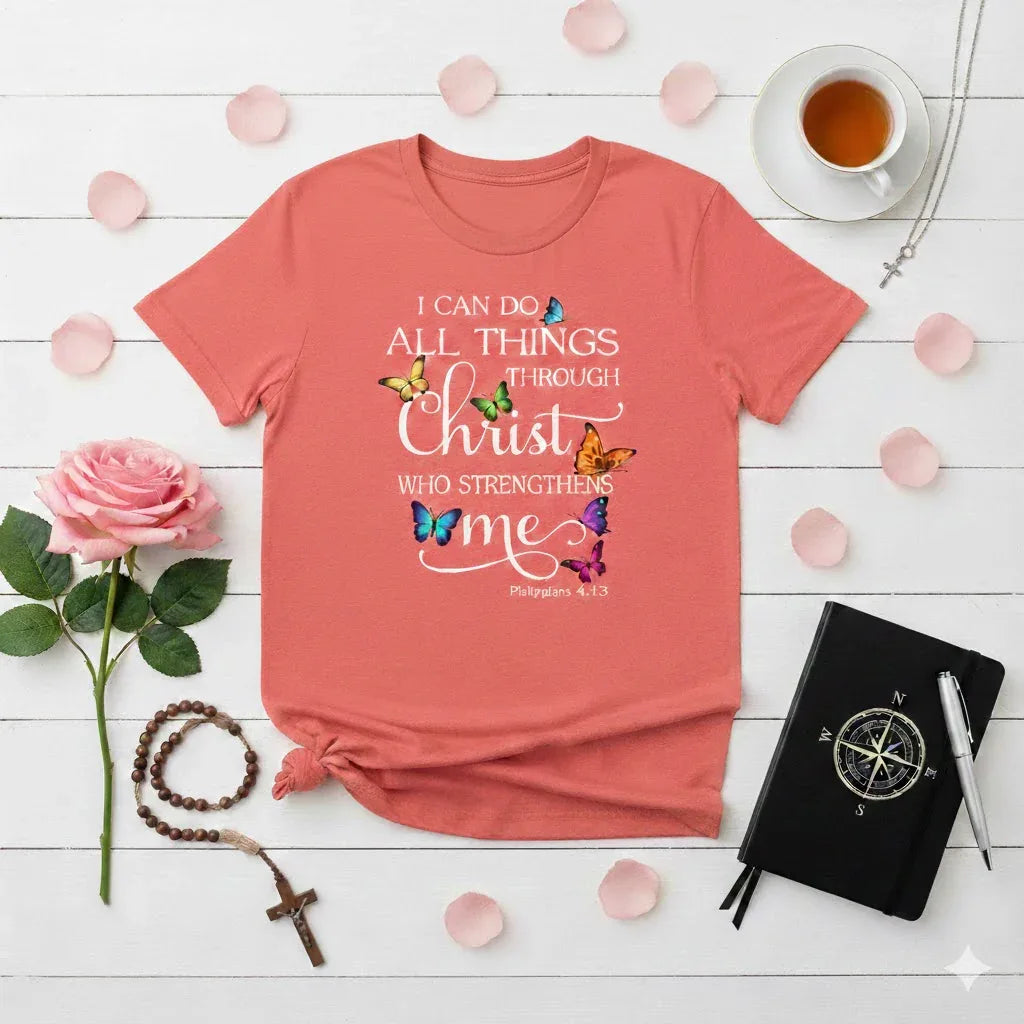 Butterfly - I can do All things Through Christ - Faith Beyond Grace